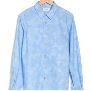 Ovadia New York men's sunwashed tie-dye button down S